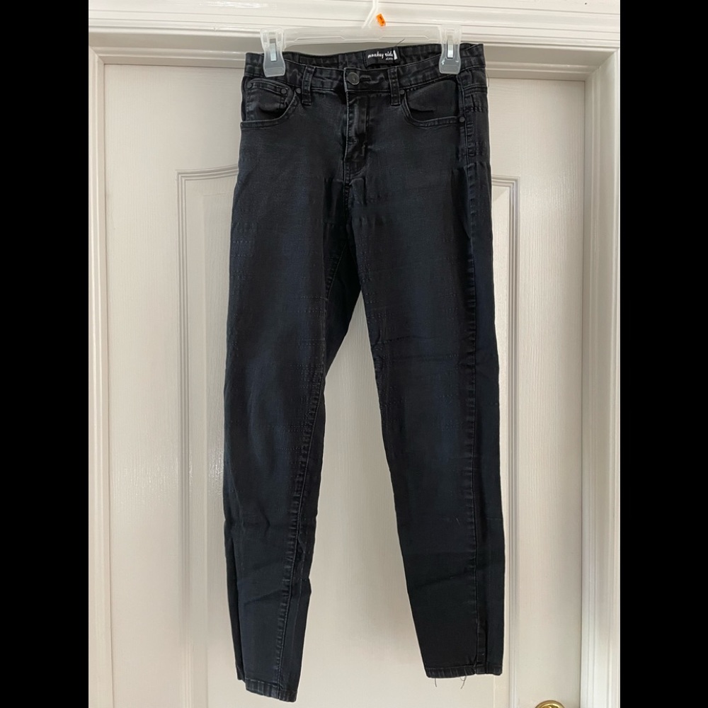Monkey Ride Black Jeans Size 9